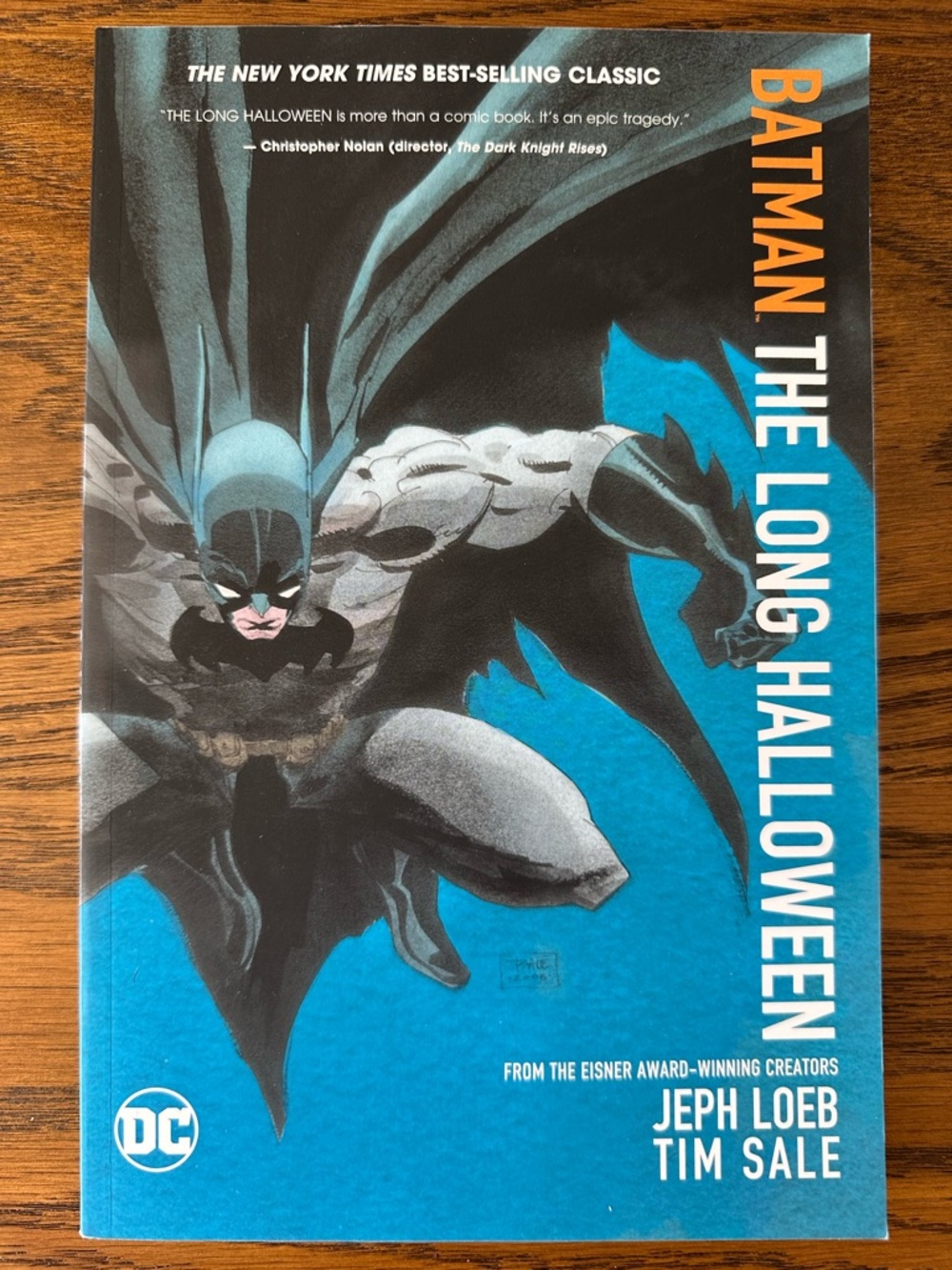 Batman: The Long Halloween Graphic Novel - Blue & Black Cover